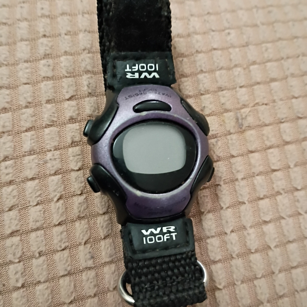 Not Rated Digital Smartwatch - Black and Purple